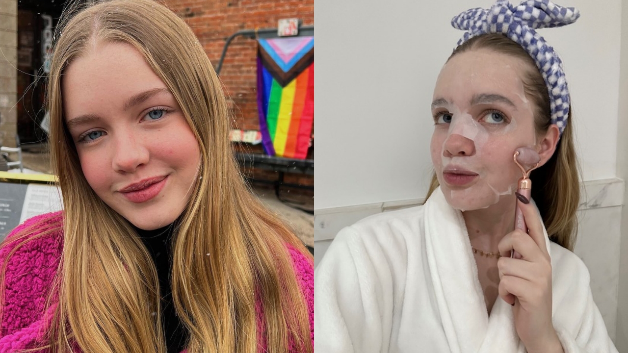 Skincare na adolescência? Atriz Pietra Quintela destaca importância dos cuidados com a pele