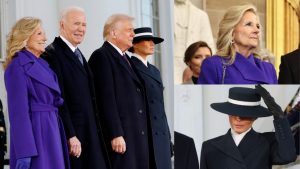 Significados? Confira os looks de Melania Trump e Jill Biden na posse de Trump e o que representam