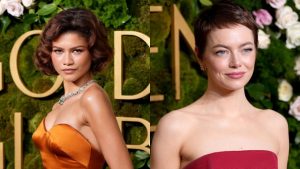 Emma Stone e Zendaya apostam em novos cortes de cabelo e joias luxuosas em premiação