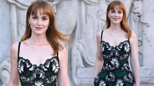 Leighton Meester, a Blair de ‘Gossip Girl’, surge com novo visual durante a Semana de Moda de Paris